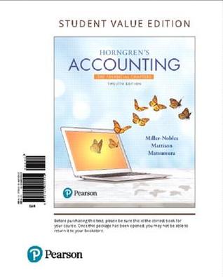 Download Horngren's Accounting: The Financial Chapters - Tracie L. Nobles file in PDF