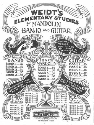 Read Weidt's Elementary Studies for Banjo: Book 4 - A Notation - A.J. Weidt file in ePub