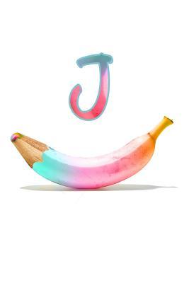 Download J: Creative Banana Monogram Journal Personalized Notebook Letter J -  | PDF