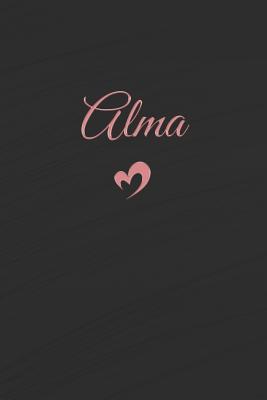 Read Alma: Personalized Blank Lined Journal Rose Gold on Black -  file in ePub