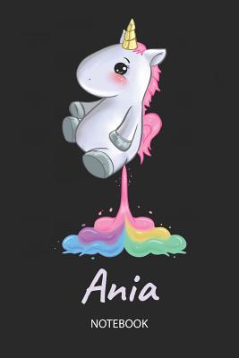 Full Download Ania - Notebook: Blank Ruled Personalized & Customized Name Rainbow Farting Unicorn School Notebook Journal for Girls & Women. Funny Unicorn Desk Accessories for Kindergarten, Primary, Back To School Supplies, Birthday & Christmas Gift for Women. -  | PDF