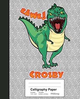 Download Calligraphy Paper: CROSBY Dinosaur Rawr T-Rex Notebook -  file in ePub